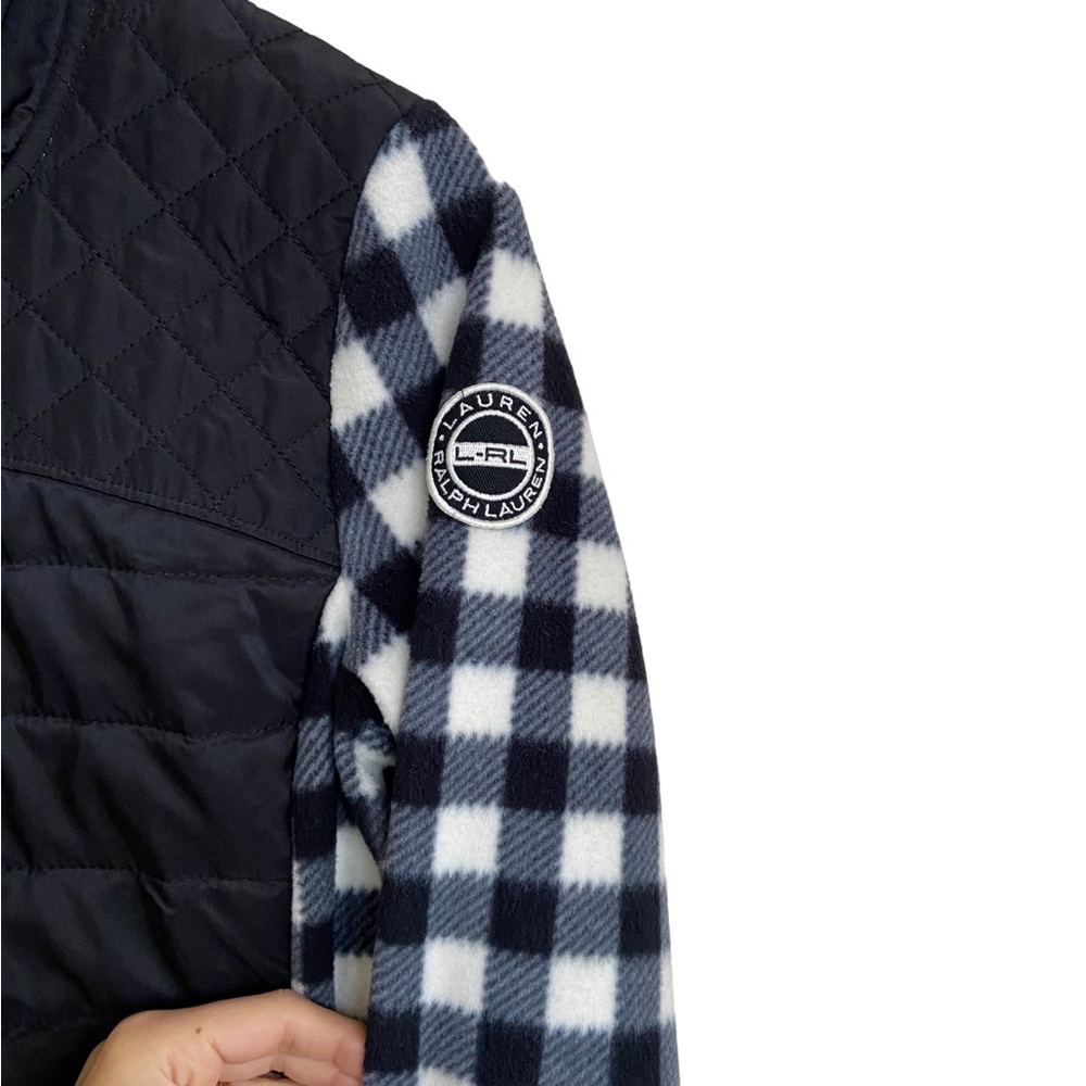 Lauren Ralph Lauren Quilted Fleece Jacket - Picture 8 of 13